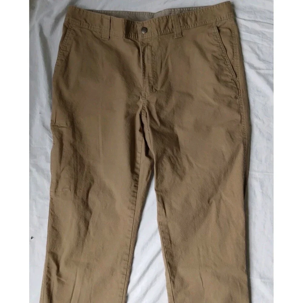 Columbia Activewear Outdoor Khaki Pants Side Pockets Mens Size 36 x 32 - Picture 2 of 11